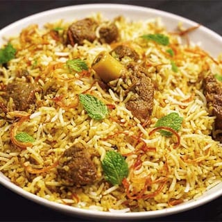 Goat Dum Biryani